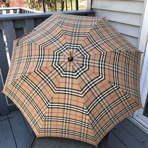 cane handle burberry doorman umbrella|Burberry umbrellas.